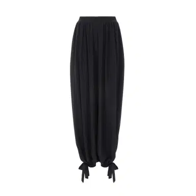 Chloé Fluid pleated pants in crêpe de chine | Thumbnail 1 Chloé Fluid pleated pants in crêpe de chine | Thumbnail 1