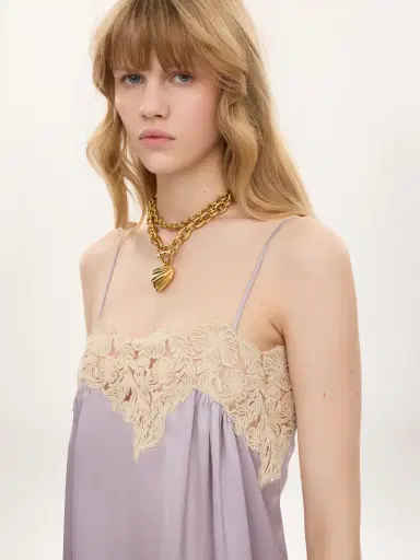 Chloé Thin-strap mini dress in washed silk satin | Thumbnail 6 Chloé Thin-strap mini dress in washed silk satin | Thumbnail 6