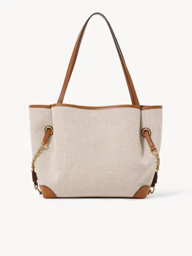 Chloé Chloé Clover double carry bag in canvas | Thumbnail 6 Chloé Chloé Clover double carry bag in canvas | Thumbnail 6