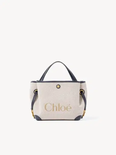 Chloé Small Chloé Clover double carry bag in canvas | Thumbnail 2 Chloé Small Chloé Clover double carry bag in canvas | Thumbnail 2
