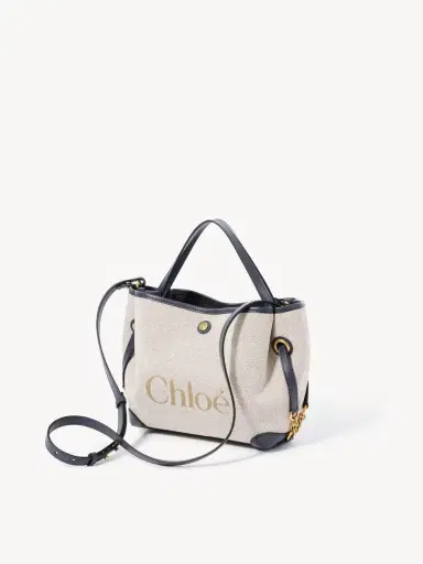 Chloé Small Chloé Clover double carry bag in canvas | Thumbnail 4 Chloé Small Chloé Clover double carry bag in canvas | Thumbnail 4