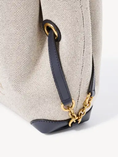 Chloé Small Chloé Clover double carry bag in canvas | Thumbnail 7 Chloé Small Chloé Clover double carry bag in canvas | Thumbnail 7