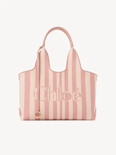 Chloé Chloé Stripy east-west tote bag in jacquard | Thumbnail 2 Chloé Chloé Stripy east-west tote bag in jacquard | Thumbnail 2
