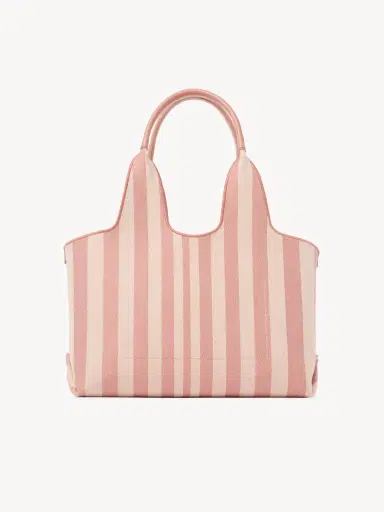 Chloé Chloé Stripy east-west tote bag in jacquard | Thumbnail 5 Chloé Chloé Stripy east-west tote bag in jacquard | Thumbnail 5