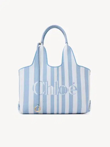Chloé Chloé Stripy east-west tote bag in jacquard | Thumbnail 2 Chloé Chloé Stripy east-west tote bag in jacquard | Thumbnail 2