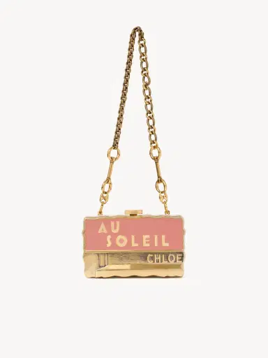 Chloé Chloé Soleil minaudière with chain in brass & enamel | Thumbnail 2 Chloé Chloé Soleil minaudière with chain in brass & enamel | Thumbnail 2