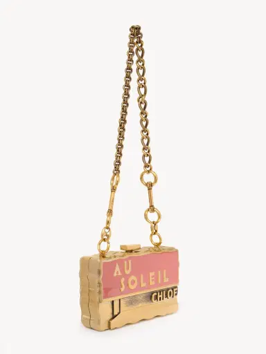 Chloé Chloé Soleil minaudière with chain in brass & enamel | Thumbnail 4 Chloé Chloé Soleil minaudière with chain in brass & enamel | Thumbnail 4