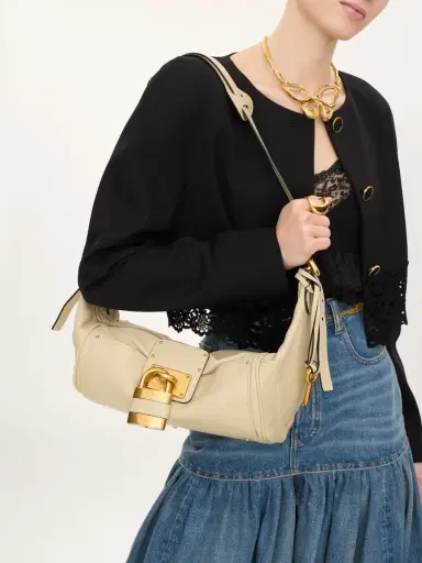 Chloé Paddington crossbody bag in grained leather | Thumbnail 3 Chloé Paddington crossbody bag in grained leather | Thumbnail 3