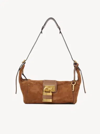 Chloé Paddington crossbody bag in suede leather | Thumbnail 2 Chloé Paddington crossbody bag in suede leather | Thumbnail 2