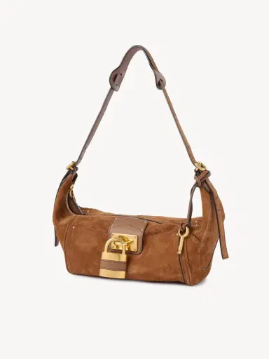 Chloé Paddington crossbody bag in suede leather | Thumbnail 4 Chloé Paddington crossbody bag in suede leather | Thumbnail 4