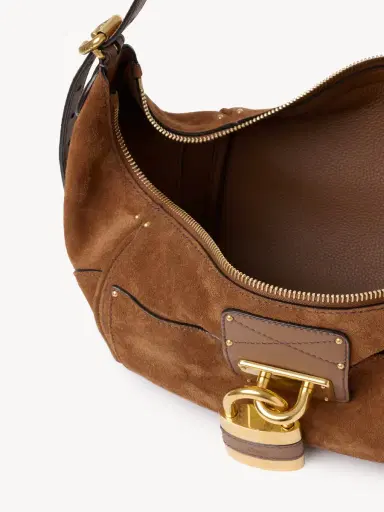 Chloé Paddington crossbody bag in suede leather | Thumbnail 6 Chloé Paddington crossbody bag in suede leather | Thumbnail 6