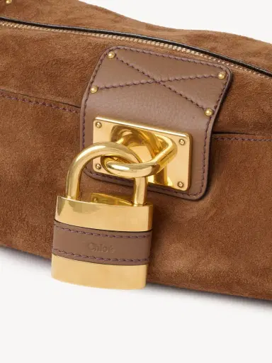 Chloé Paddington crossbody bag in suede leather | Thumbnail 7 Chloé Paddington crossbody bag in suede leather | Thumbnail 7