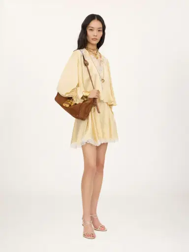 Chloé Paddington crossbody bag in suede leather | Thumbnail 8 Chloé Paddington crossbody bag in suede leather | Thumbnail 8