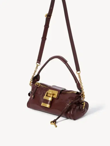 Chloé Small Paddington bag with strap in grained leather | Thumbnail 5 Chloé Small Paddington bag with strap in grained leather | Thumbnail 5