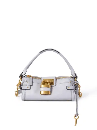 Chloé Small Paddington bag with strap in grained leather | Thumbnail 2 Chloé Small Paddington bag with strap in grained leather | Thumbnail 2