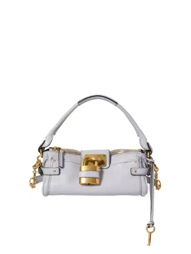 Chloé Small Paddington bag with strap in grained leather | Thumbnail 1 Chloé Small Paddington bag with strap in grained leather | Thumbnail 1