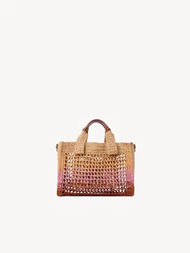 Chloé Small Summer Banana east-west tote bag with strap in raffia | Thumbnail 5 Chloé Small Summer Banana east-west tote bag with strap in raffia | Thumbnail 5