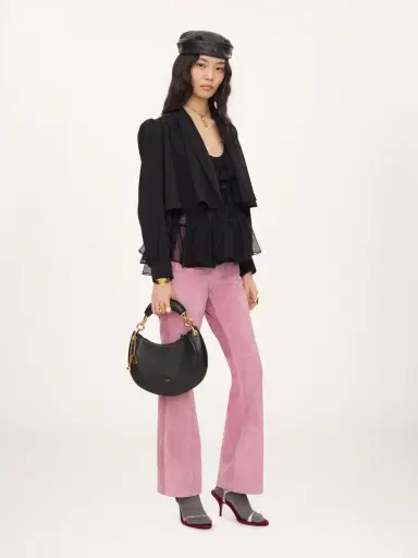 Chloé Small Chloé Banana zipped hobo in soft leather | Thumbnail 8 Chloé Small Chloé Banana zipped hobo in soft leather | Thumbnail 8