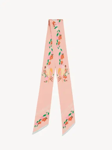 Chloé The Chloé Parrot bandeau scarf in silk twill | Thumbnail 2 Chloé The Chloé Parrot bandeau scarf in silk twill | Thumbnail 2