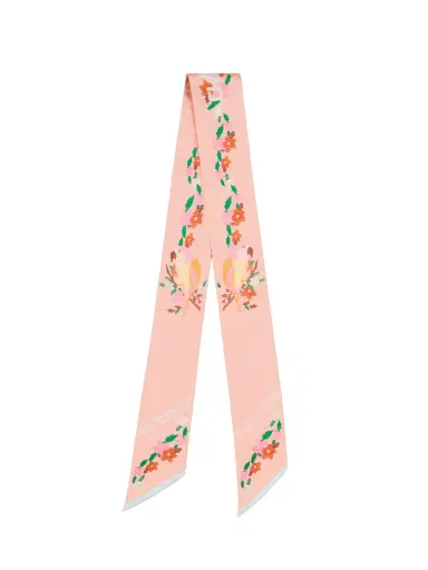 Chloé The Chloé Parrot bandeau scarf in silk twill | Thumbnail 1 Chloé The Chloé Parrot bandeau scarf in silk twill | Thumbnail 1