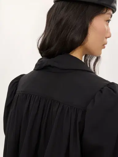Chloé Gathered cropped jacket in washed viscose faille | Thumbnail 7 Chloé Gathered cropped jacket in washed viscose faille | Thumbnail 7