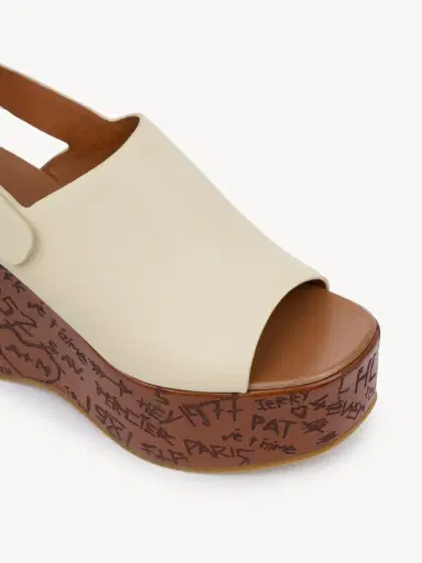 Chloé Maxime wedge sandal | Thumbnail 4 Chloé Maxime wedge sandal | Thumbnail 4
