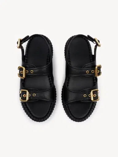 Chloé Nama wedge sandal | Thumbnail 4 Chloé Nama wedge sandal | Thumbnail 4