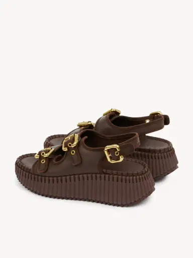 Chloé Nama wedge sandal | Thumbnail 6 Chloé Nama wedge sandal | Thumbnail 6