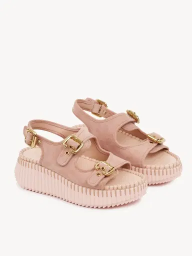 Chloé Nama wedge sandal | Thumbnail 3 Chloé Nama wedge sandal | Thumbnail 3