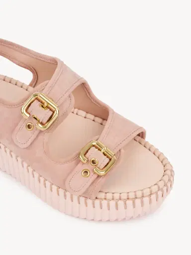 Chloé Nama wedge sandal | Thumbnail 4 Chloé Nama wedge sandal | Thumbnail 4