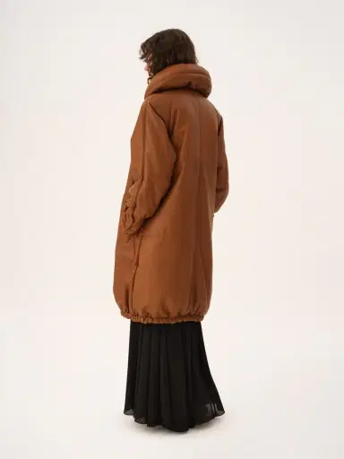 Chloé Long puffer coat in leather | Thumbnail 5 Chloé Long puffer coat in leather | Thumbnail 5