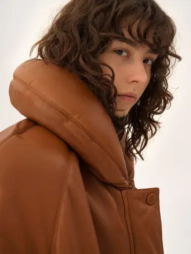 Chloé Long puffer coat in leather | Thumbnail 7 Chloé Long puffer coat in leather | Thumbnail 7