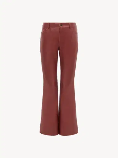 Chloé Flared pants in leather | Thumbnail 2 Chloé Flared pants in leather | Thumbnail 2