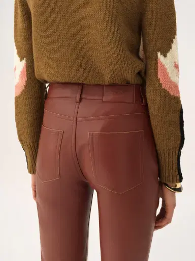 Chloé Flared pants in leather | Thumbnail 6 Chloé Flared pants in leather | Thumbnail 6