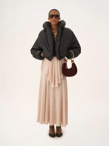 Chloé Short puffer jacket in leather | Thumbnail 3 Chloé Short puffer jacket in leather | Thumbnail 3