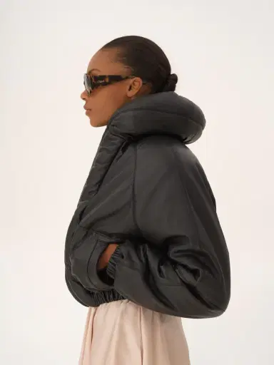 Chloé Short puffer jacket in leather | Thumbnail 6 Chloé Short puffer jacket in leather | Thumbnail 6