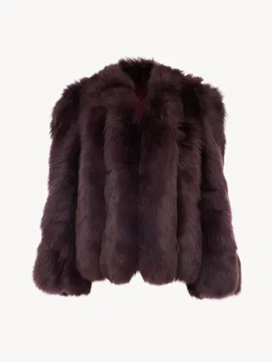 Chloé Oversized short coat in shearling | Thumbnail 2 Chloé Oversized short coat in shearling | Thumbnail 2