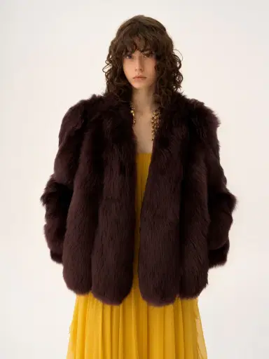 Chloé Oversized short coat in shearling | Thumbnail 4 Chloé Oversized short coat in shearling | Thumbnail 4