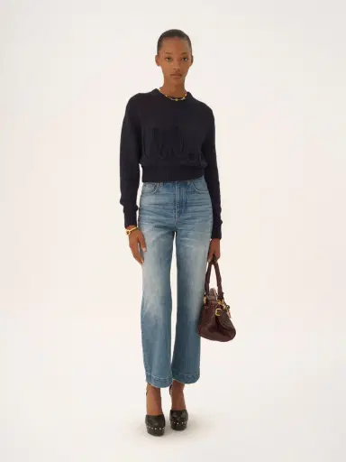 Chloé High-rise cropped jeans in denim | Thumbnail 3 Chloé High-rise cropped jeans in denim | Thumbnail 3