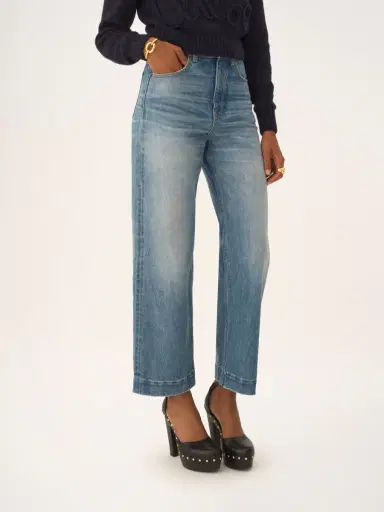 Chloé High-rise cropped jeans in denim | Thumbnail 4 Chloé High-rise cropped jeans in denim | Thumbnail 4