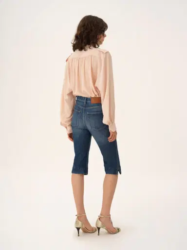Chloé Gathered blouse in crêpe de chine | Thumbnail 6 Chloé Gathered blouse in crêpe de chine | Thumbnail 6