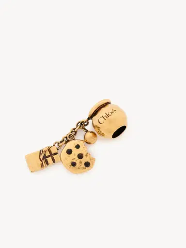 Chloé Sphere Cookie & Chocolate Dice charm for Bracelet bag in brass | Thumbnail 2 Chloé Sphere Cookie & Chocolate Dice charm for Bracelet bag in brass | Thumbnail 2