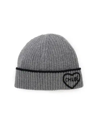 Chloé The Chloé Encoeur beanie in wool & cashmere | Thumbnail 2 Chloé The Chloé Encoeur beanie in wool & cashmere | Thumbnail 2