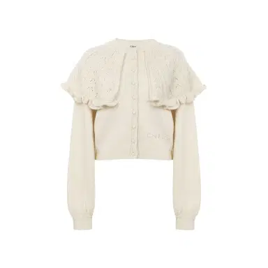 Chloé Cape cardigan in a wool & cashmere knit | Thumbnail 1 Chloé Cape cardigan in a wool & cashmere knit | Thumbnail 1