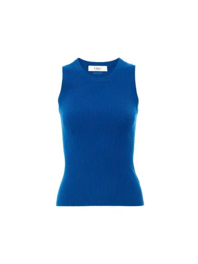 Crew-neck tank top in a wool knit Crew-neck tank top in a wool knit