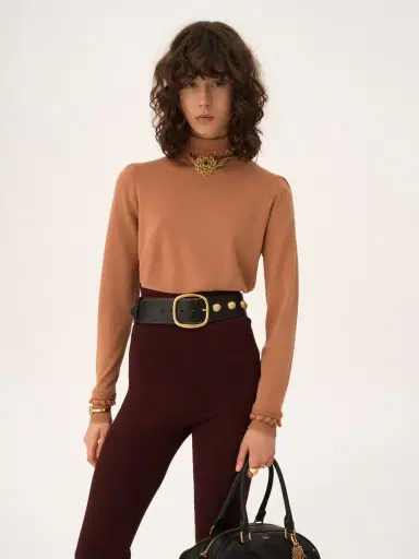Chloé Turtleneck sweater in a merino wool knit | Thumbnail 4 Chloé Turtleneck sweater in a merino wool knit | Thumbnail 4