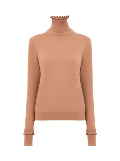 Chloé Turtleneck sweater in a merino wool knit | Thumbnail 1 Chloé Turtleneck sweater in a merino wool knit | Thumbnail 1