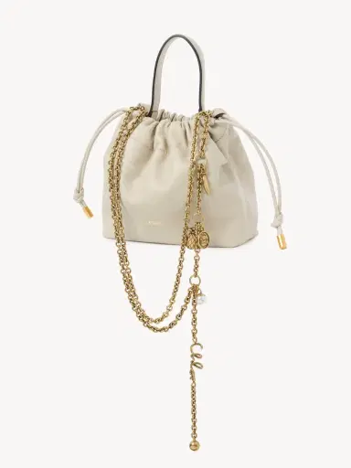 Chloé Mini Chloé Icons shoulder bag with chain in soft leather | Thumbnail 3 Chloé Mini Chloé Icons shoulder bag with chain in soft leather | Thumbnail 3