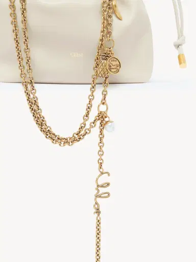 Chloé Mini Chloé Icons shoulder bag with chain in soft leather | Thumbnail 5 Chloé Mini Chloé Icons shoulder bag with chain in soft leather | Thumbnail 5