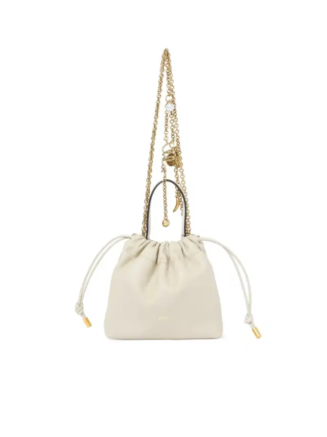 Mini Chloé Icons shoulder bag with chain in soft leather Mini Chloé Icons shoulder bag with chain in soft leather